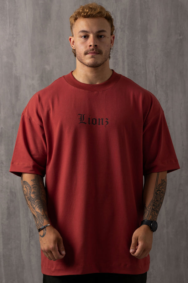 Camiseta Oversized Brotherhood - Vermelha