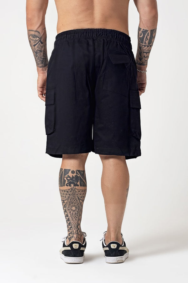 Bermuda Cargo Sarja Lionz - Preta