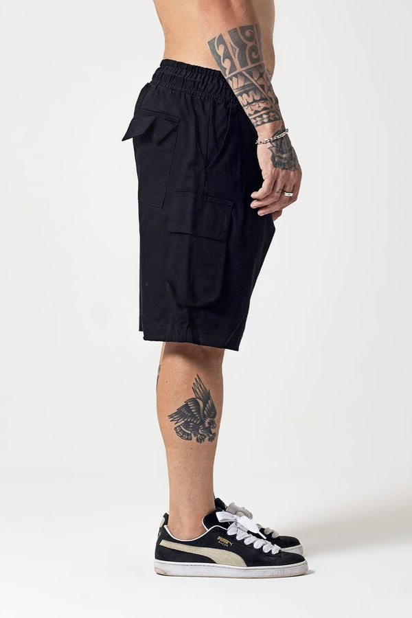 Bermuda Cargo Sarja Lionz - Preta