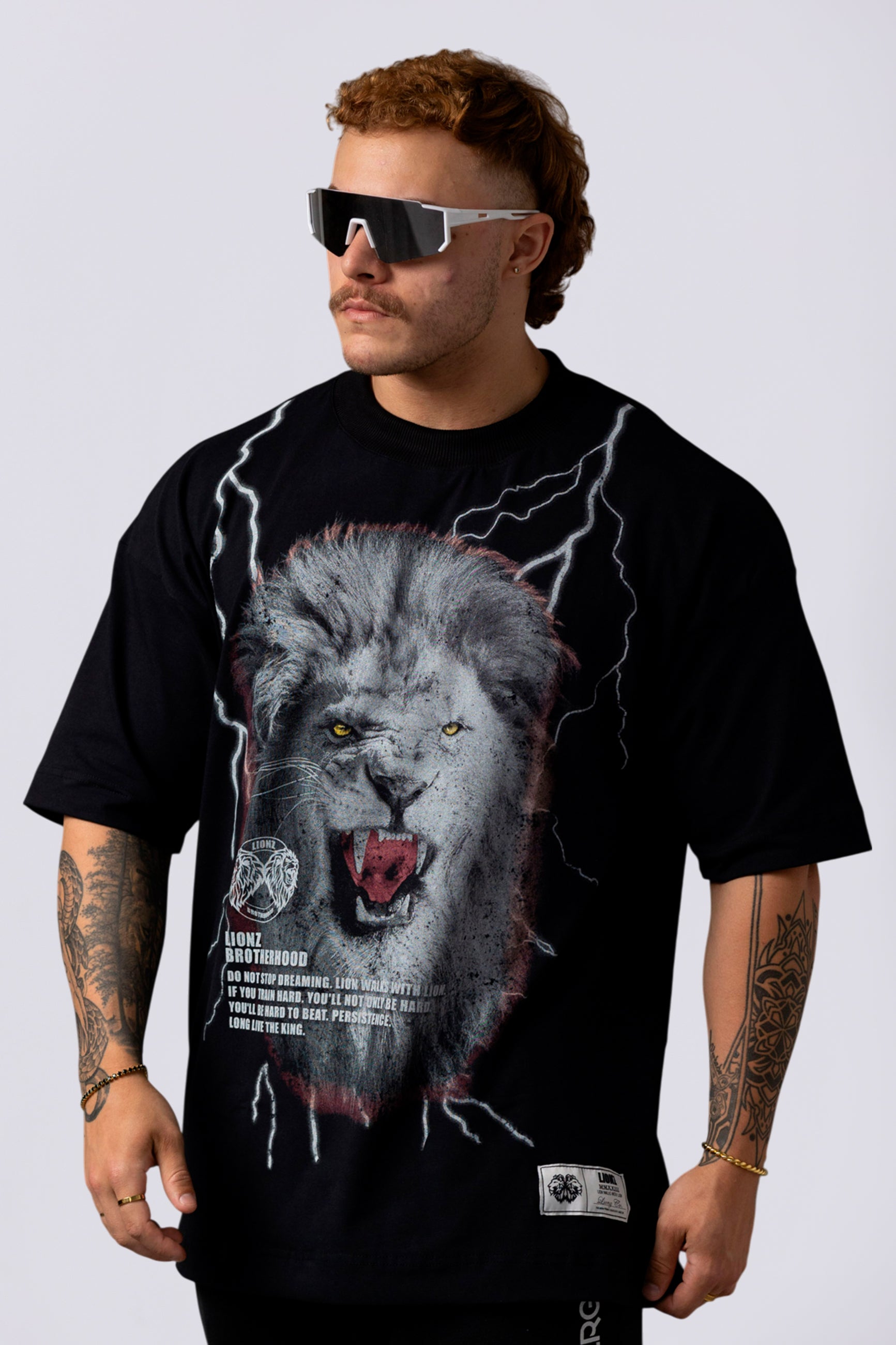 Camiseta Oversized Thunder Lion