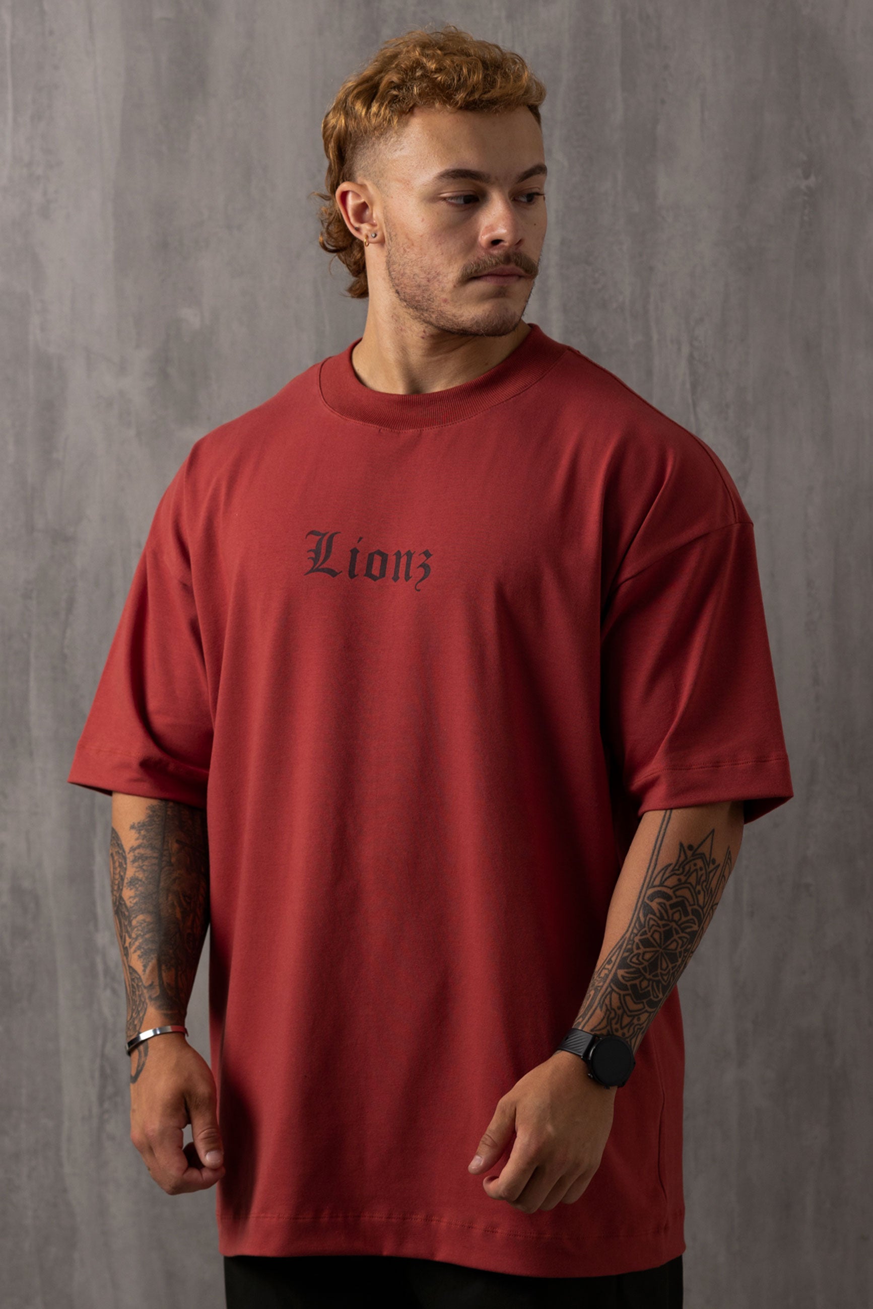 Camiseta Oversized Brotherhood - Vermelha