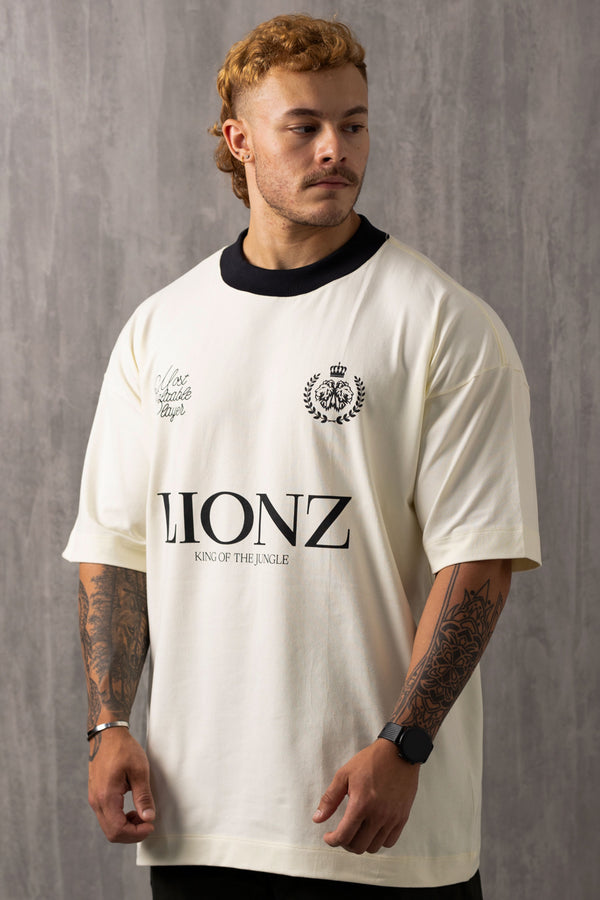 Camiseta Oversized Player - OffWhite&Black