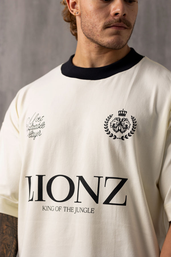 Camiseta Oversized Player - OffWhite&Black