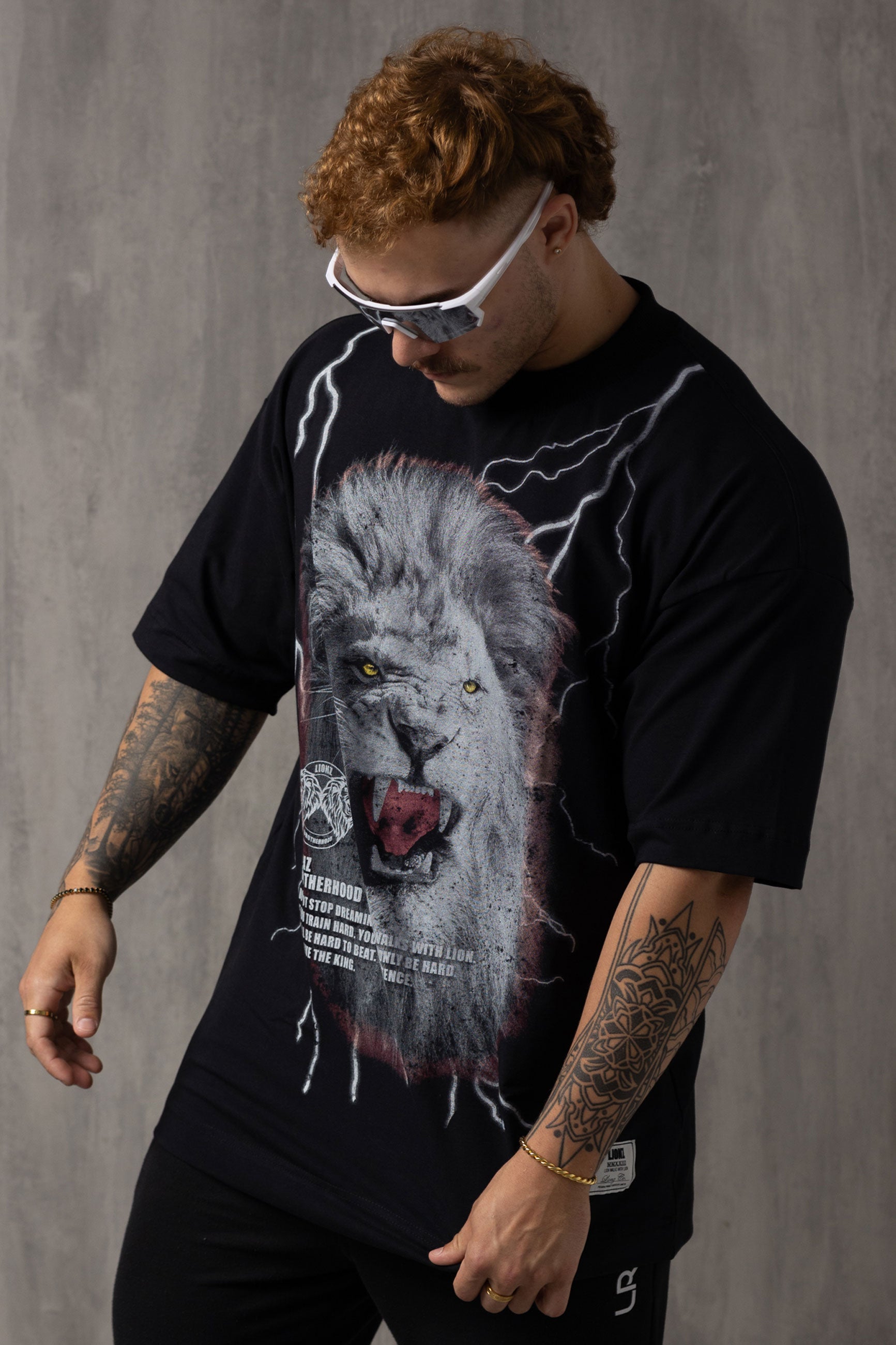 Camiseta Oversized Thunder Lion