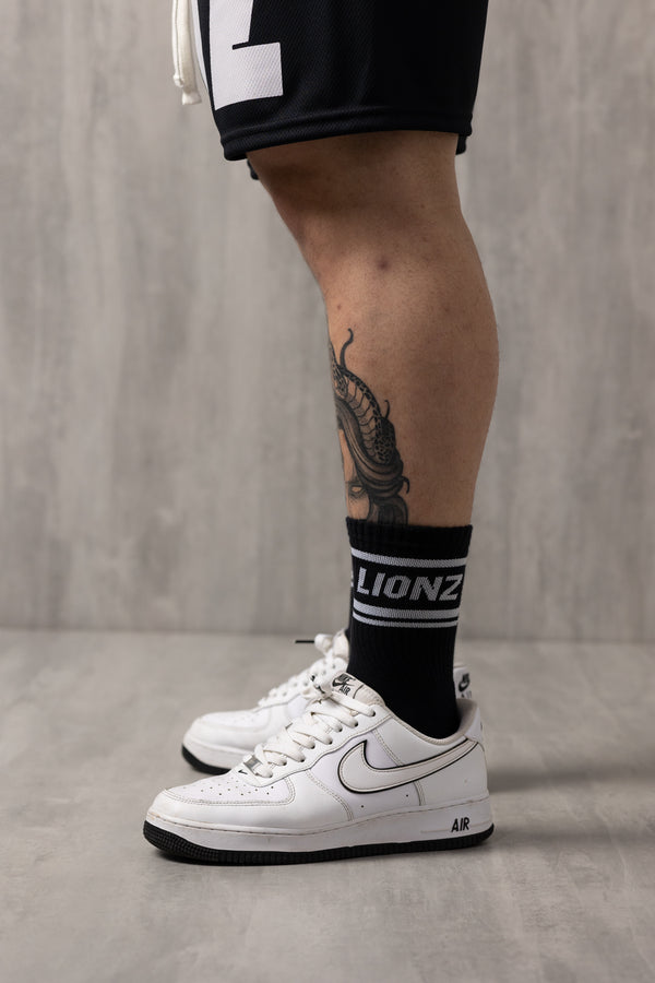Meia LIONZ Cano Alto - Preta