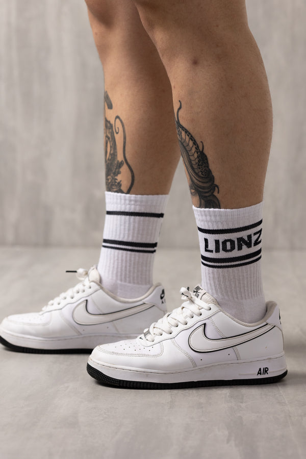 Meia LIONZ Cano Alto - Branca