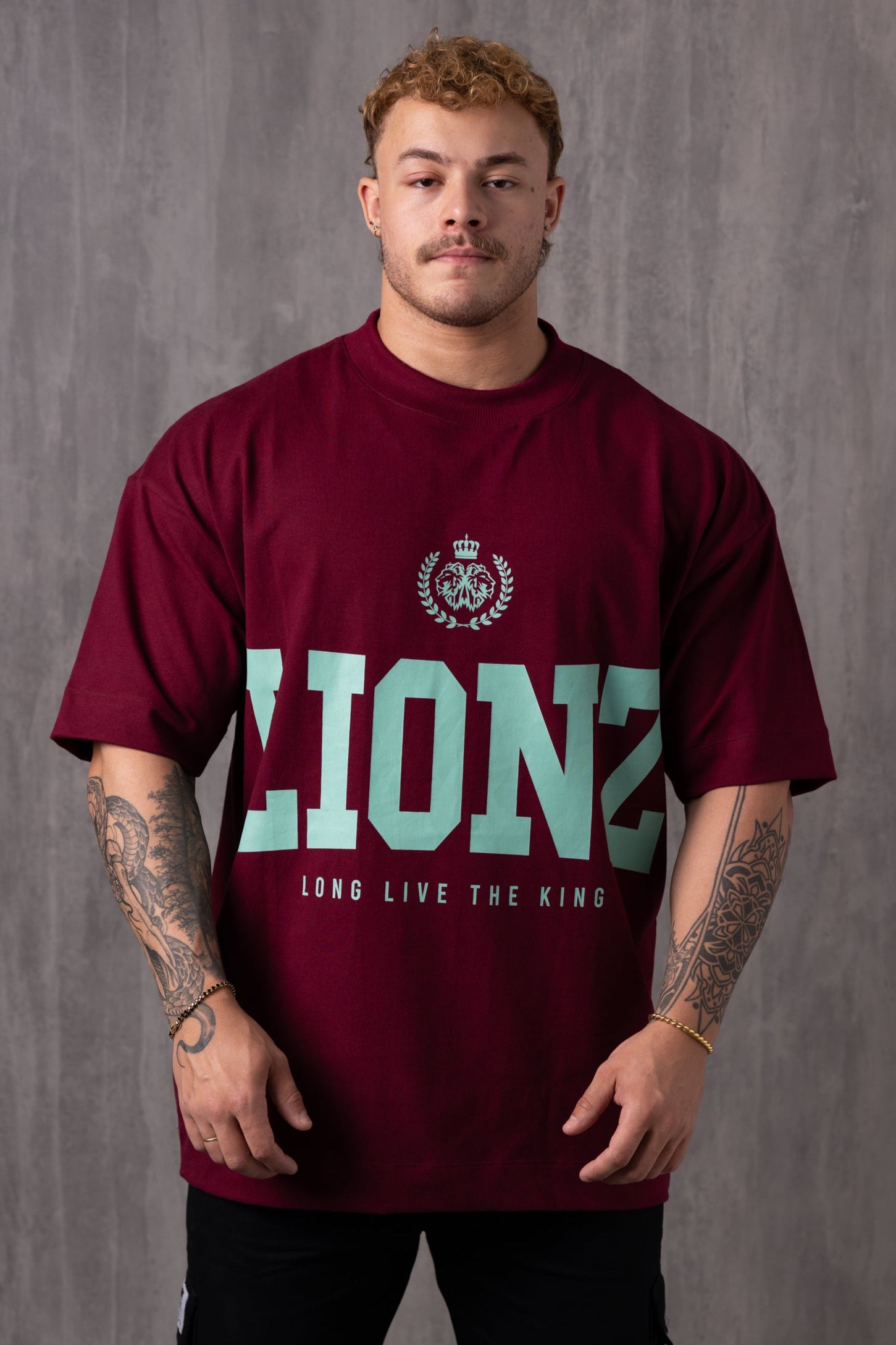 Camiseta Oversized LLTK - Bordo