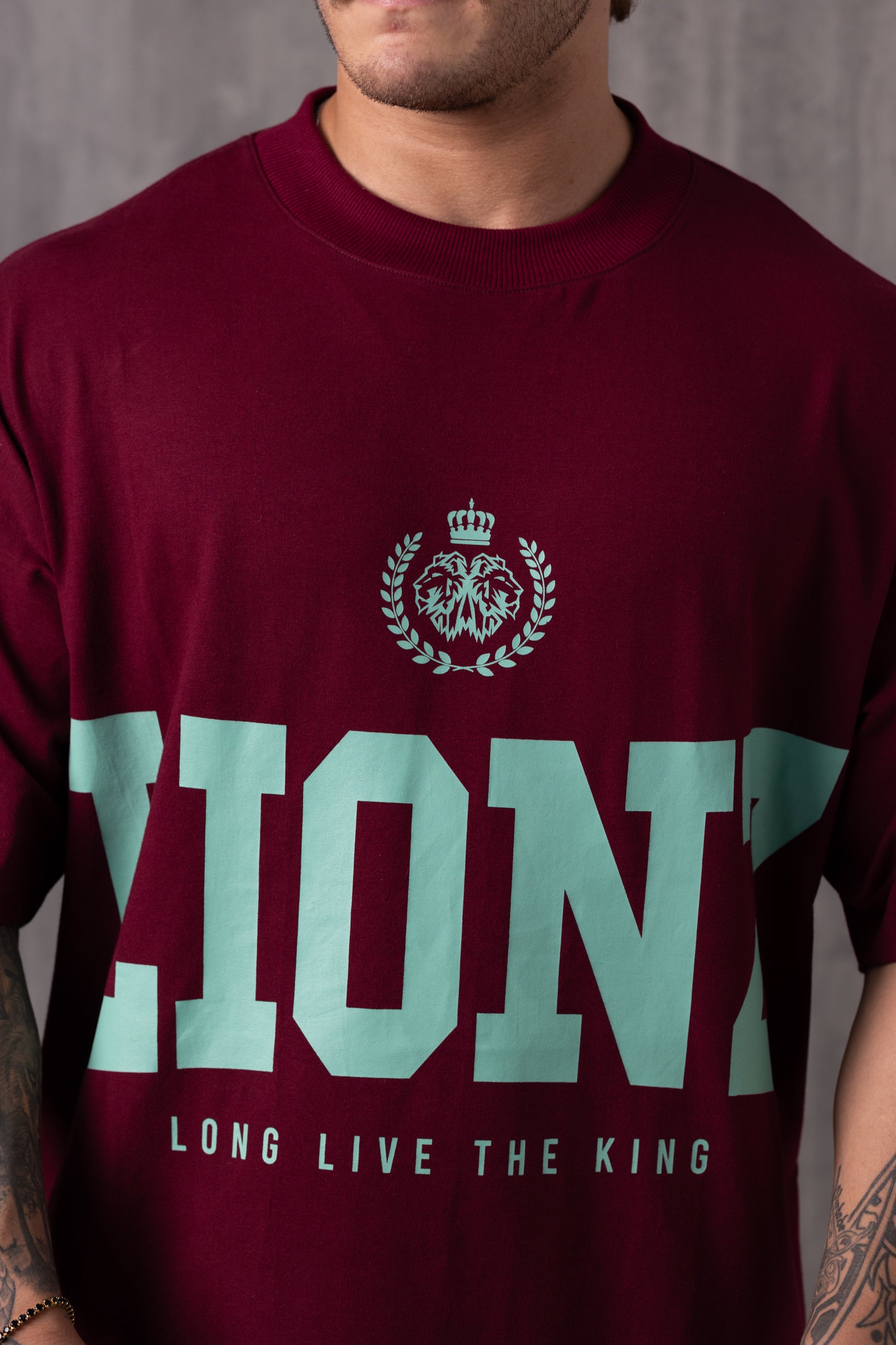 Camiseta Oversized LLTK - Bordo