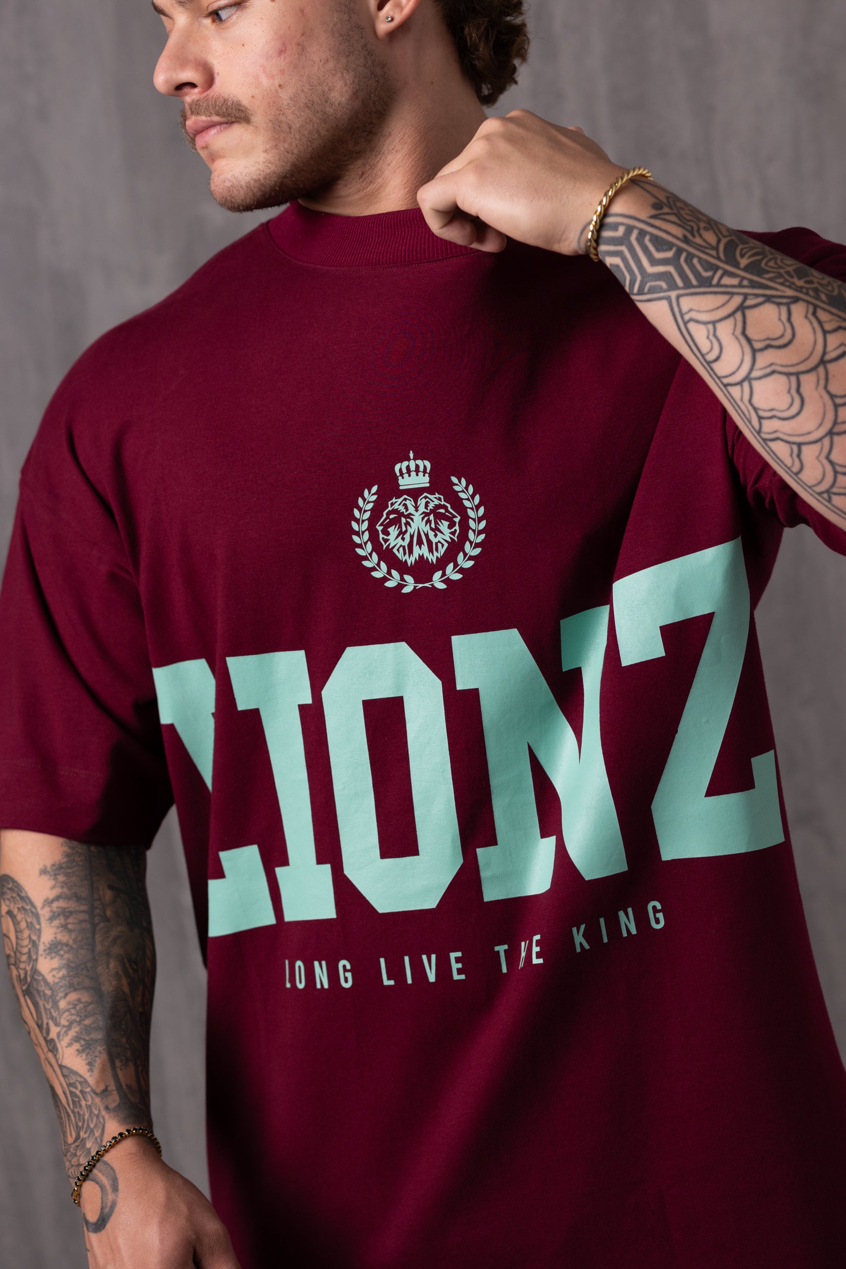 Camiseta Oversized LLTK - Bordo