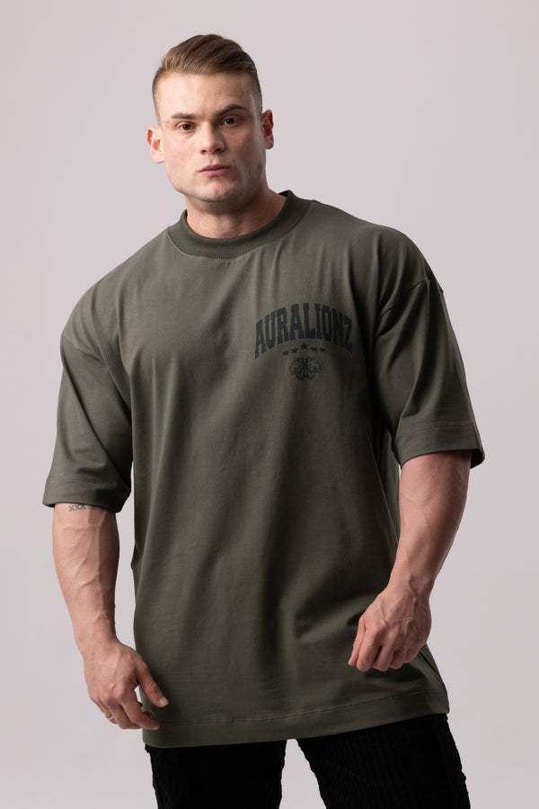 Camiseta Oversized Five Stars - Verde