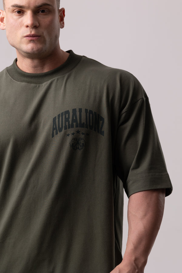 Camiseta Oversized Five Stars - Verde