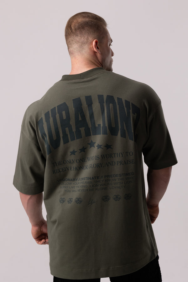 Camiseta Oversized Five Stars - Verde