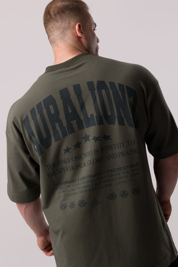 Camiseta Oversized Five Stars - Verde