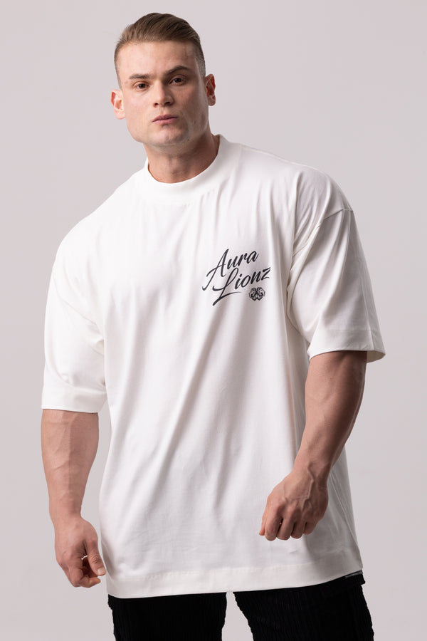 Camiseta Heavy Oversized Aura - OffWhite