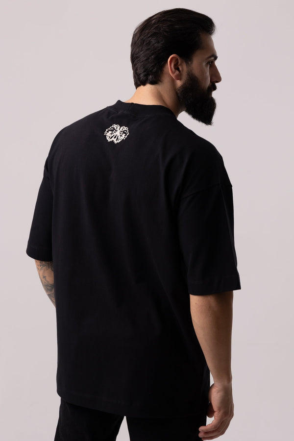Camiseta Heavy Oversized Knight - Preta