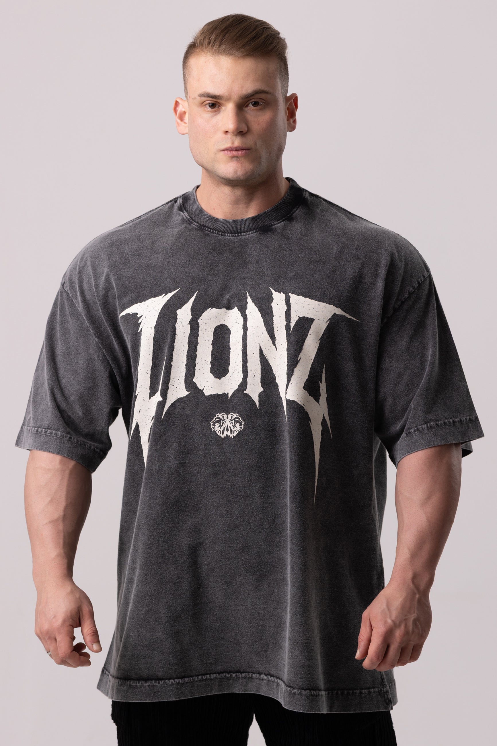 Camiseta Heavy Oversized Hard - Preta Estonada