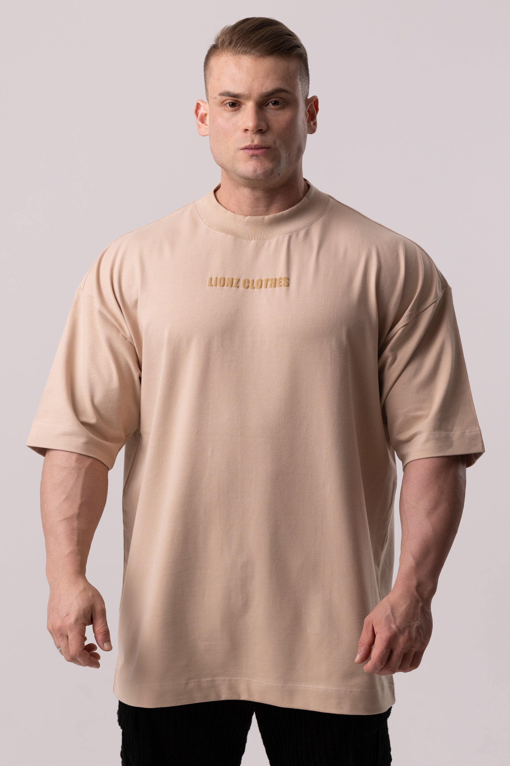 Camiseta Oversized TIRE - Bege