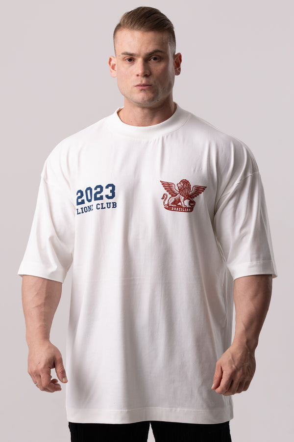 Camiseta Oversized Aviator - Branca