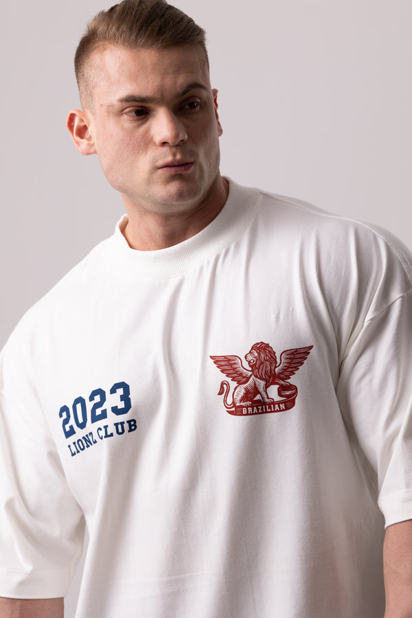 Camiseta Oversized Aviator - Branca