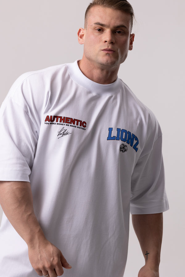 Camiseta Oversized Authentic - Branca