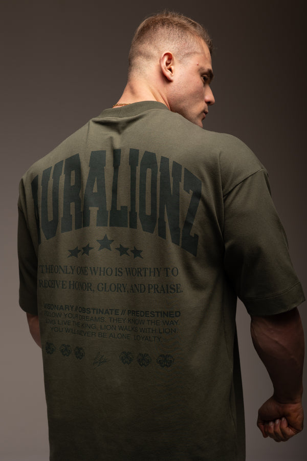 Camiseta Oversized Five Stars - Verde