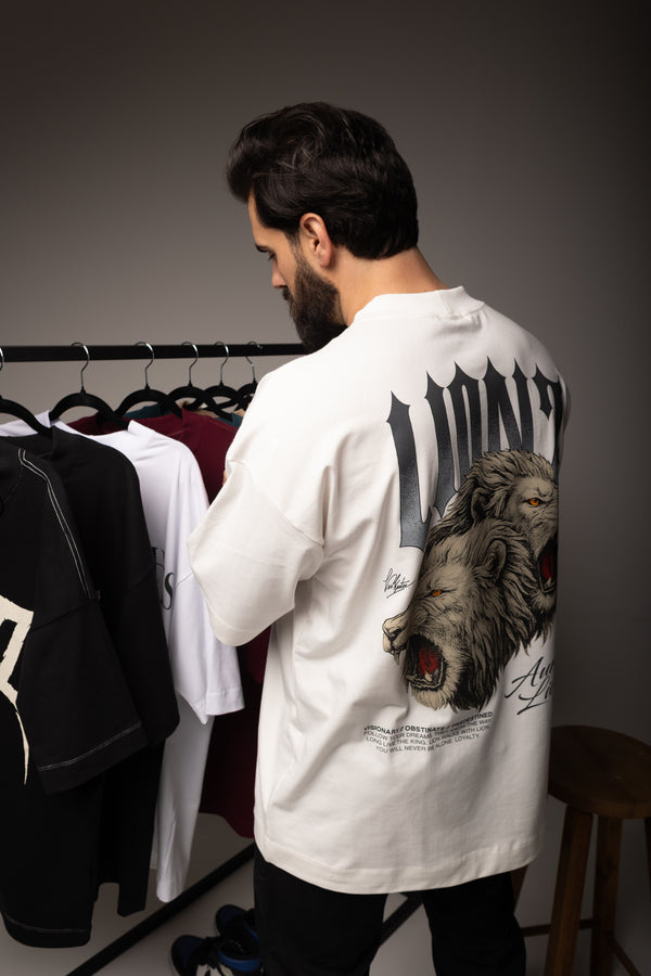 Camiseta Heavy Oversized Aura - OffWhite