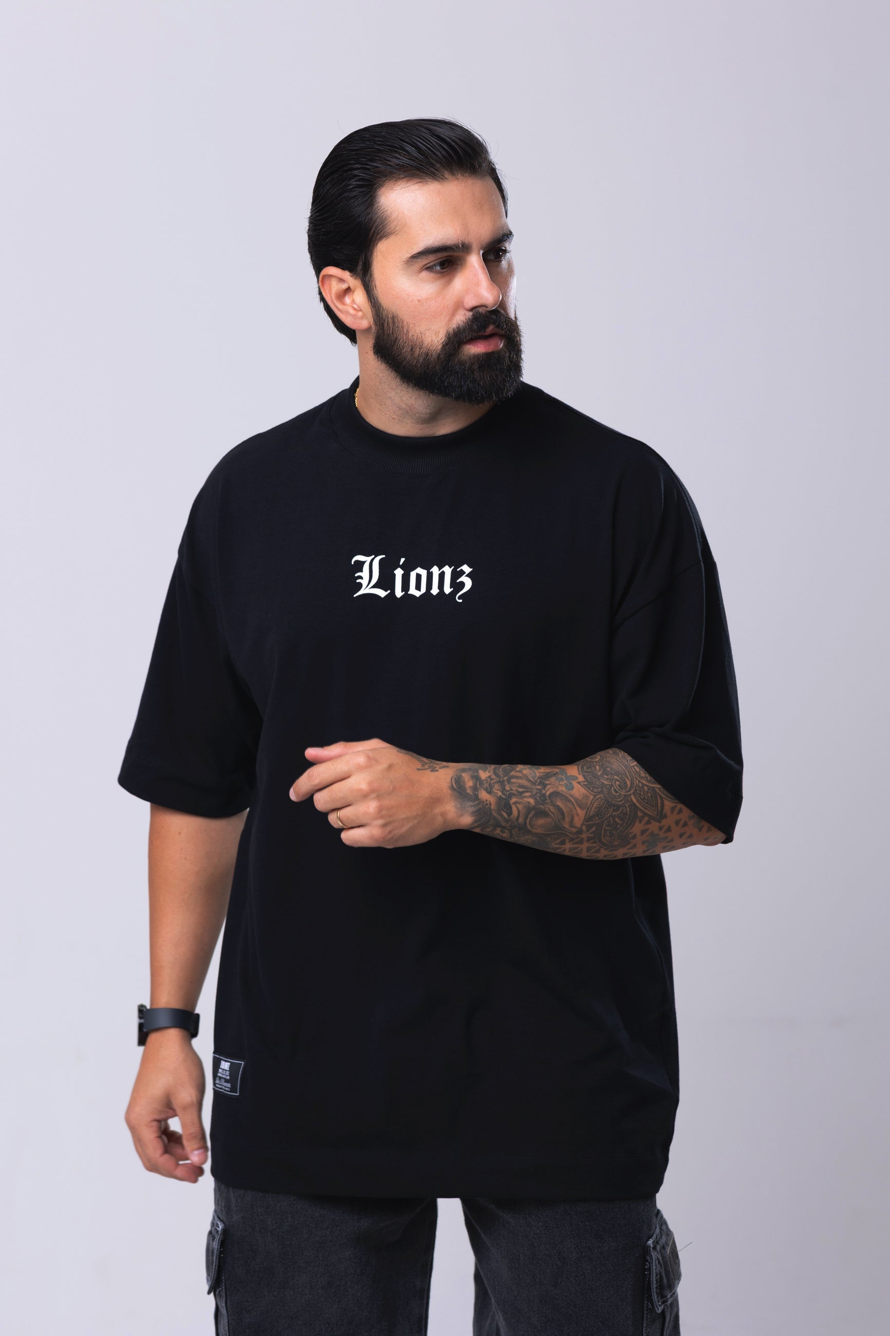 Camiseta Oversized Brotherhood - Preta