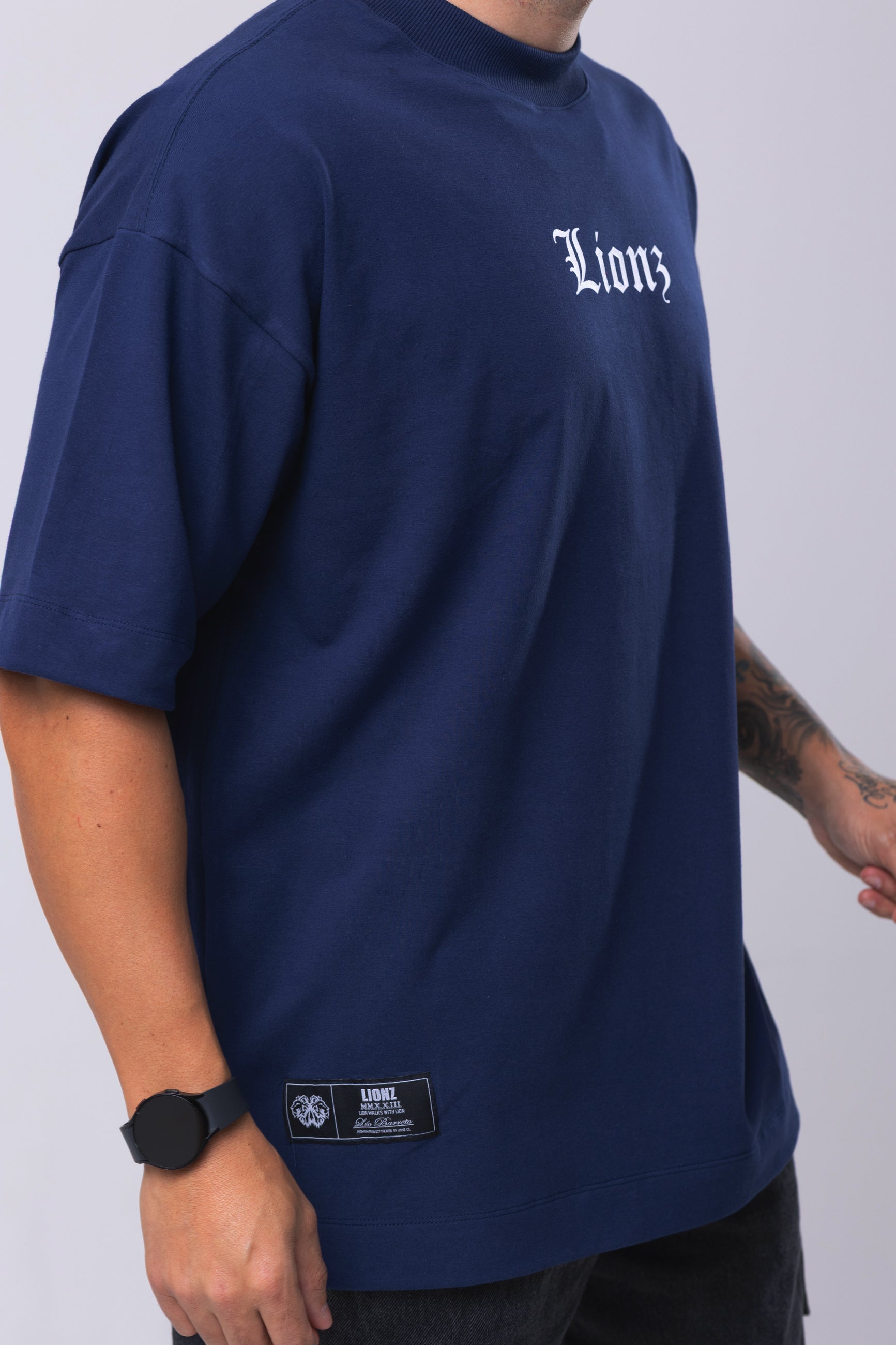 Camiseta Oversized Brotherhood - Marinho