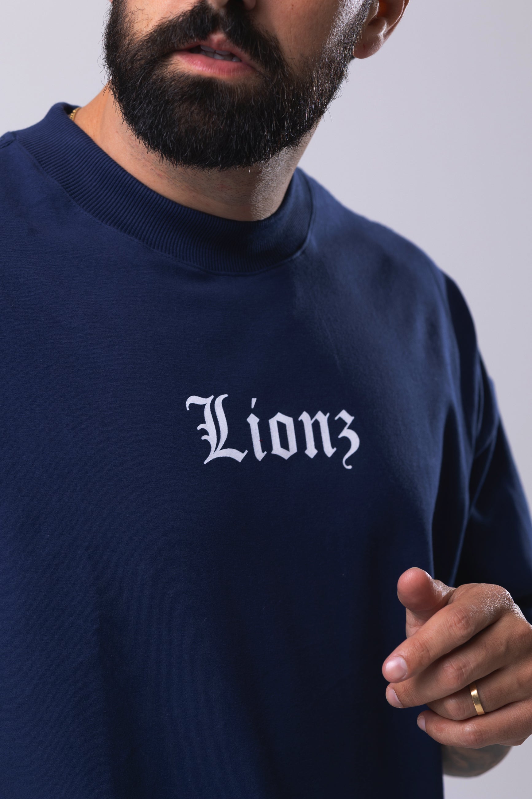 Camiseta Oversized Brotherhood - Marinho