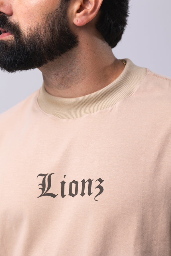 Camiseta Oversized Brotherhood - Bege