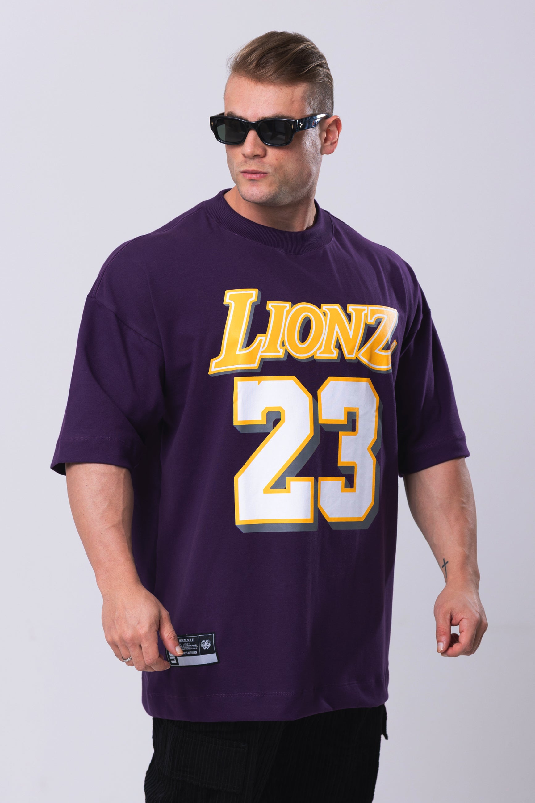 Camiseta Oversized NBA - Roxa