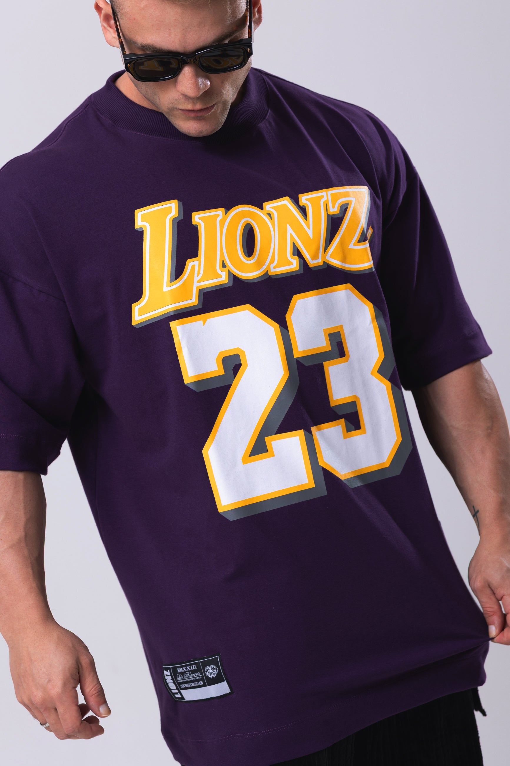 Camiseta Oversized NBA - Roxa