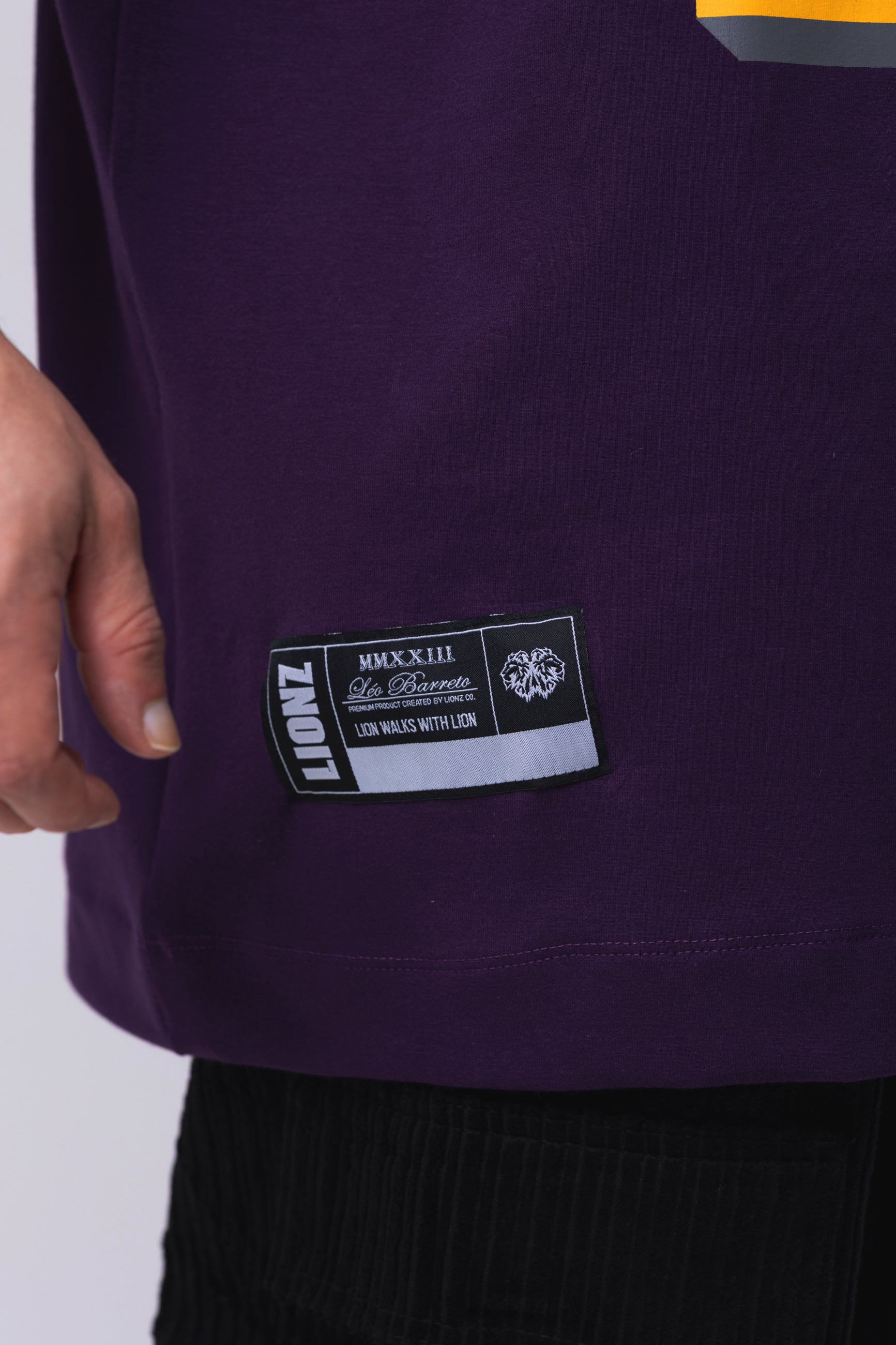Camiseta Oversized NBA - Roxa