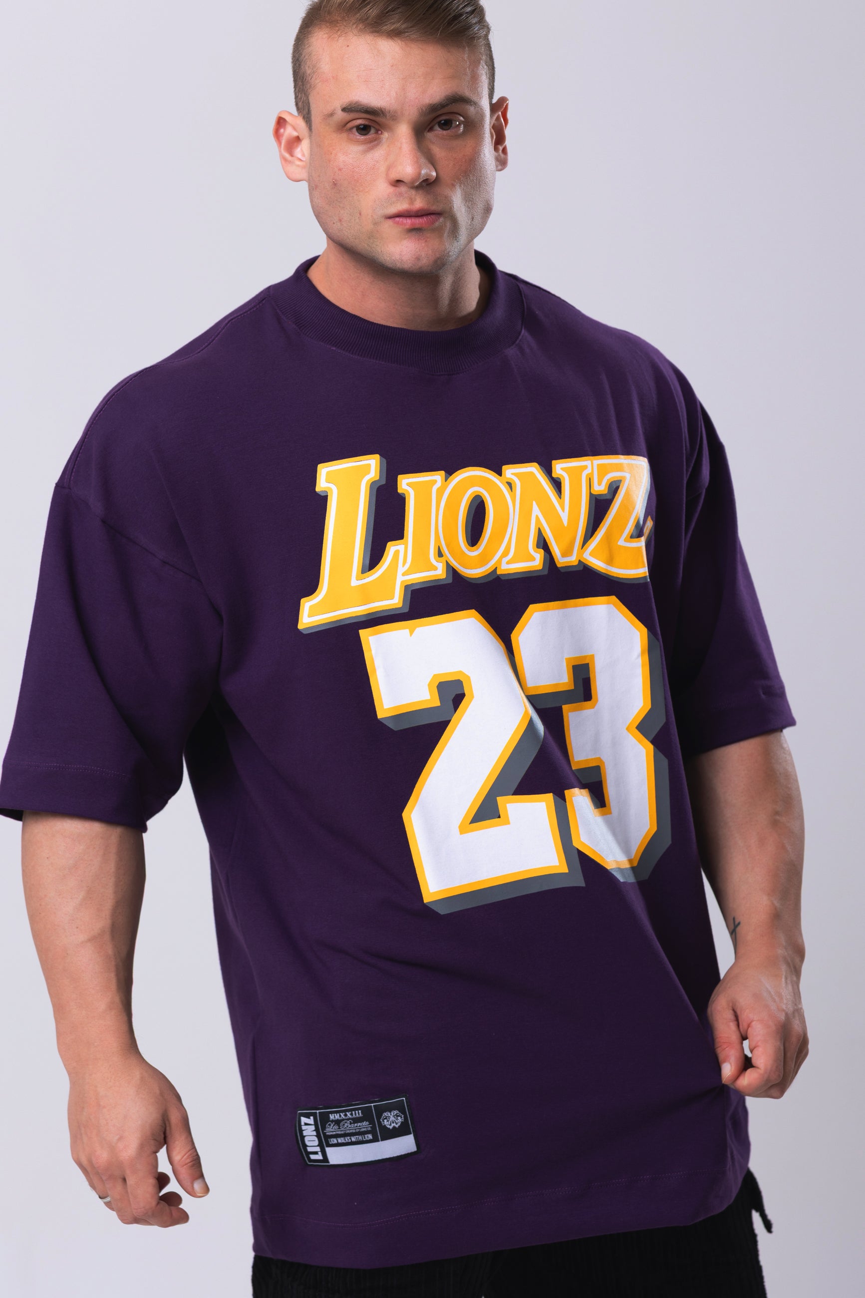 Camiseta Oversized NBA - Roxa
