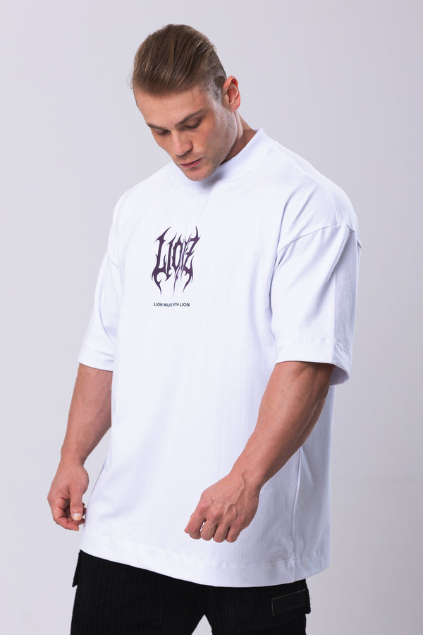 Camiseta Premium Oversized LWWL - Branca