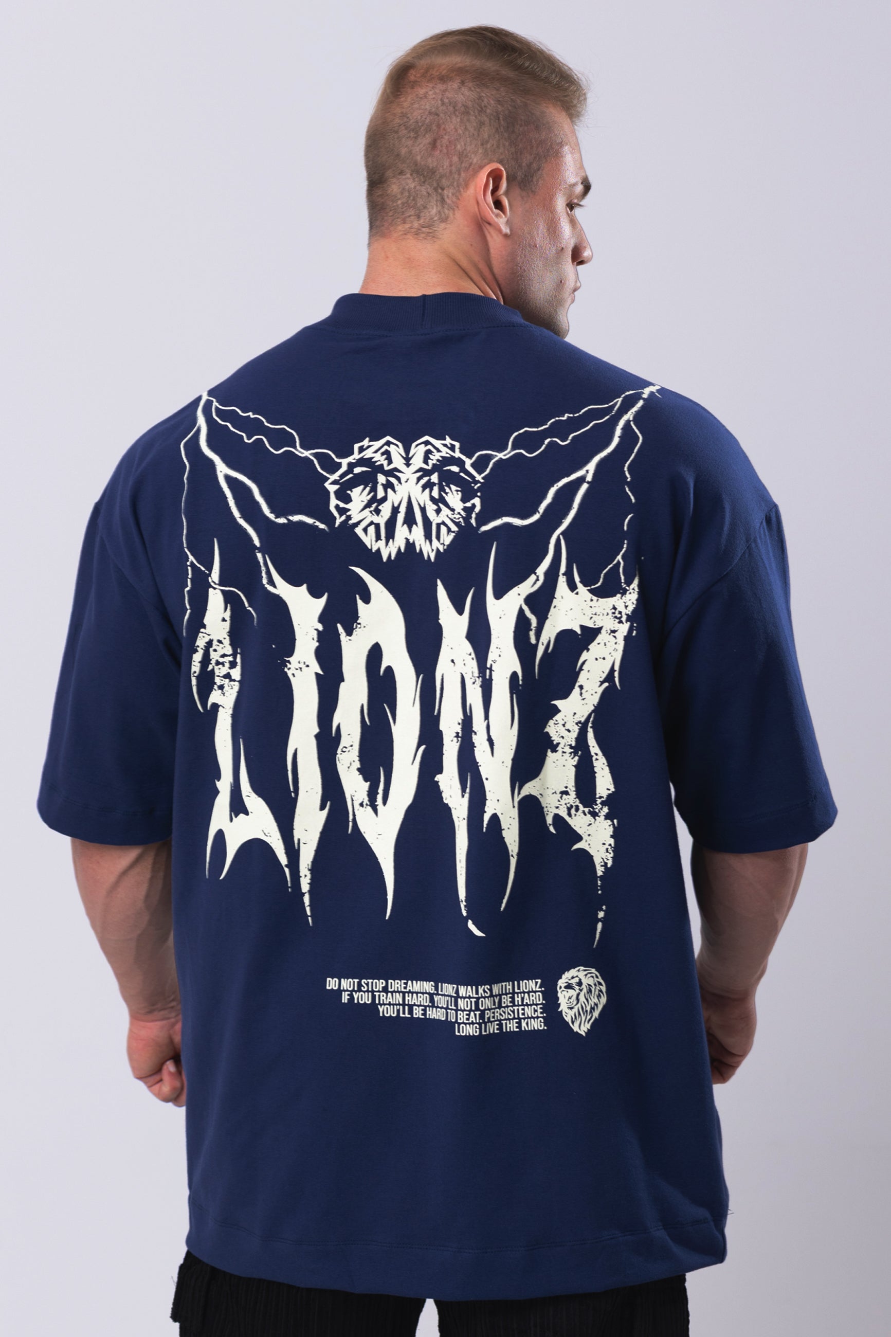 Camiseta Oversized MetalThunder - Marinho
