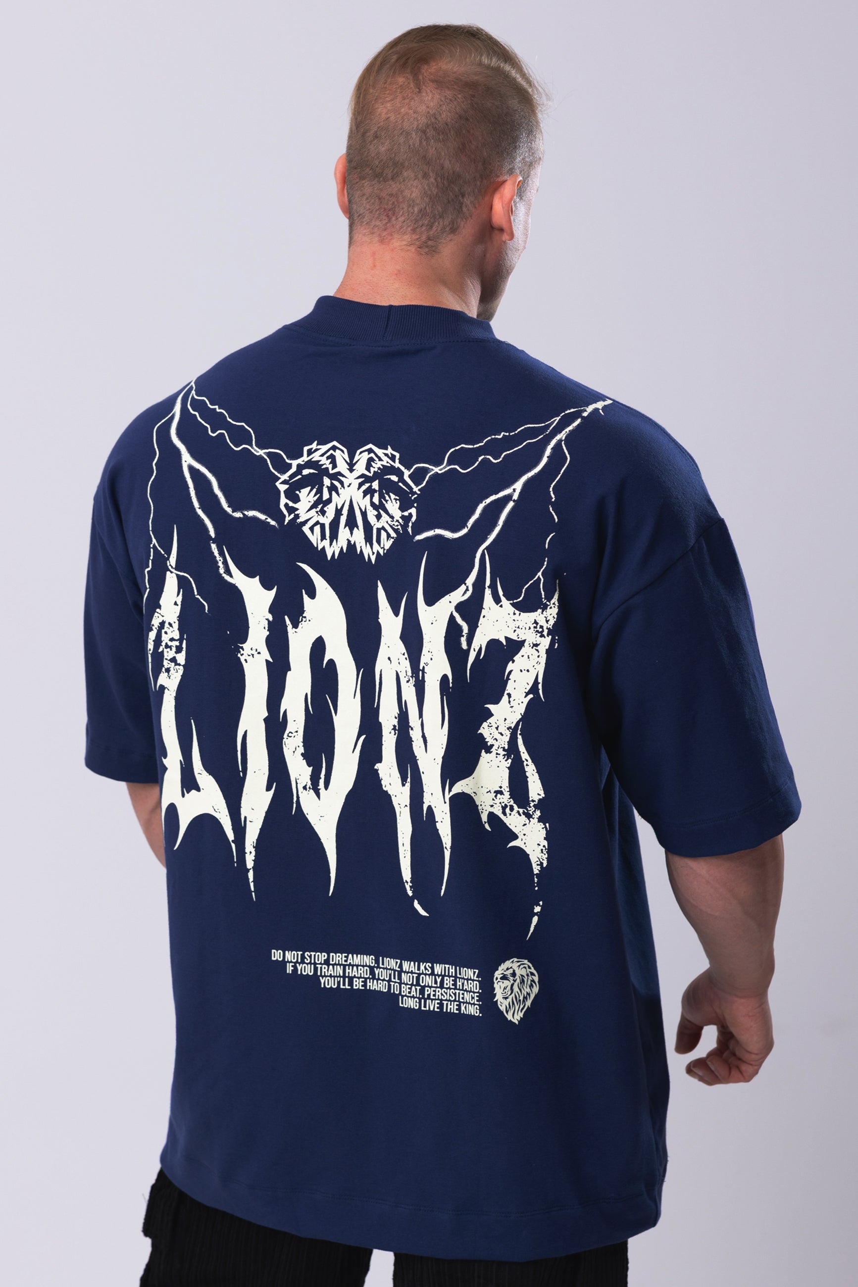 Camiseta Oversized MetalThunder - Marinho