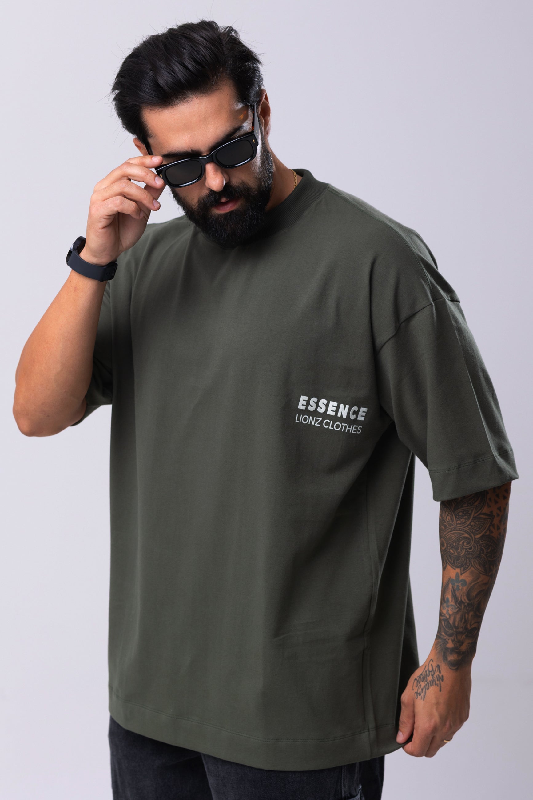 Camiseta Oversized Essence - Verde