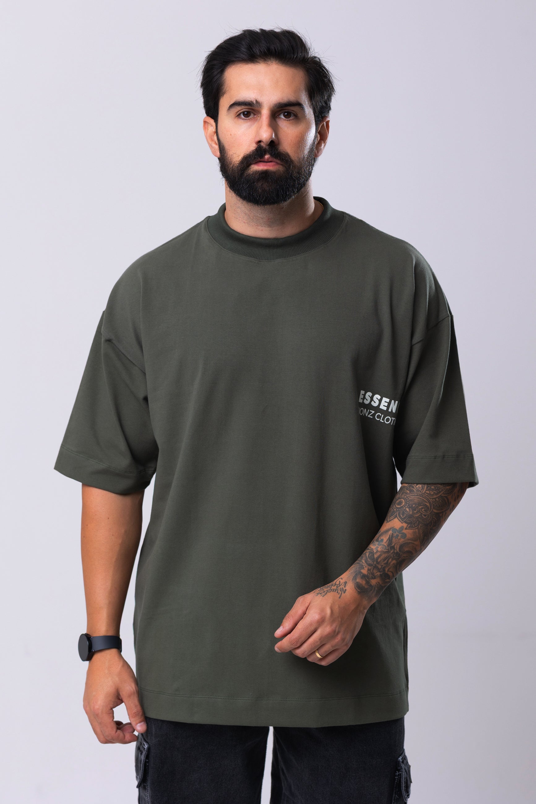 Camiseta Oversized Essence - Verde