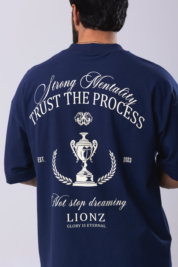 Camiseta Oversized Trust - Marinho