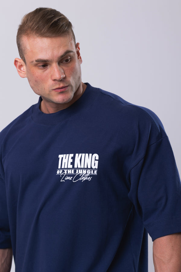 Camiseta Oversized The King - Marinho
