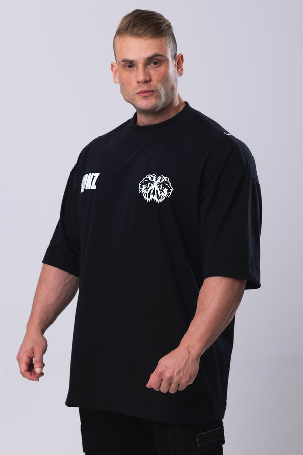 Camiseta Oversized MetalThunder - Preta