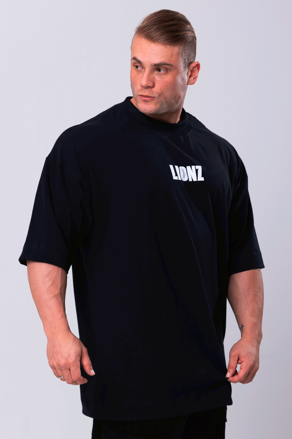 Camiseta Premium Oversized Persistence - Preta