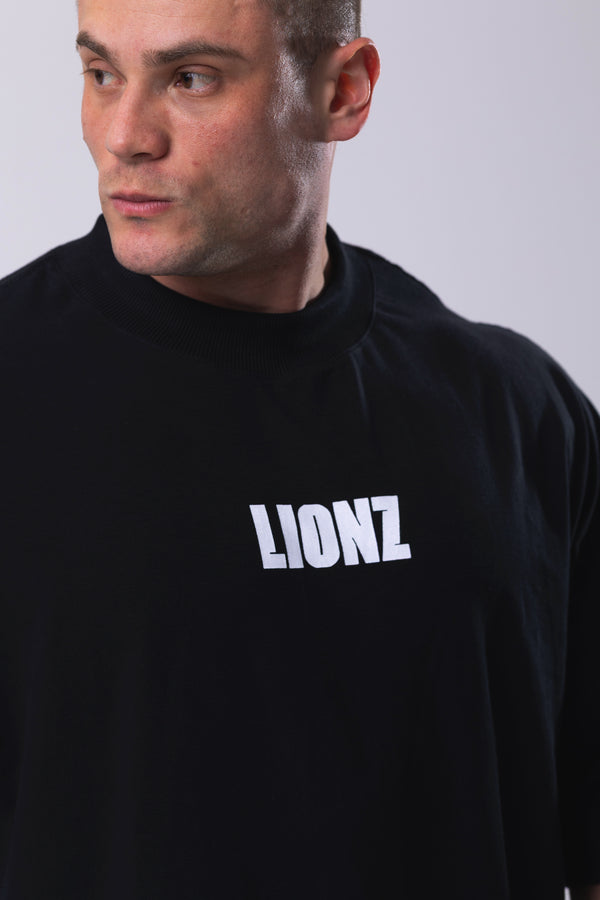 Camiseta Premium Oversized Persistence - Preta