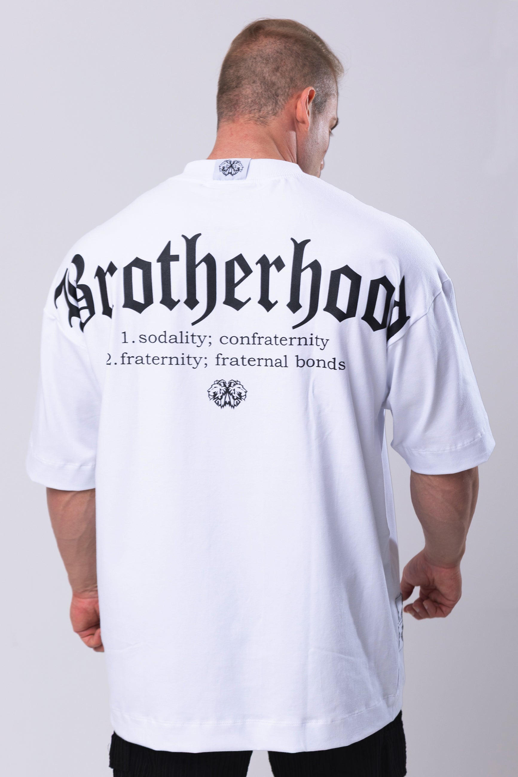 Camiseta Oversized Brotherhood - Branca