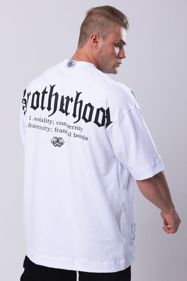 Camiseta Oversized Brotherhood - Branca