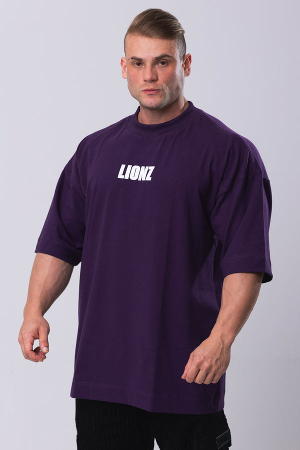 Camiseta Premium Oversized Persistence - Roxa