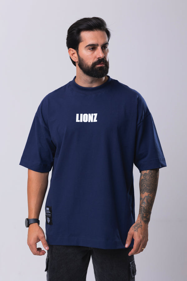 Camiseta Premium Oversized Persistence - Marinho