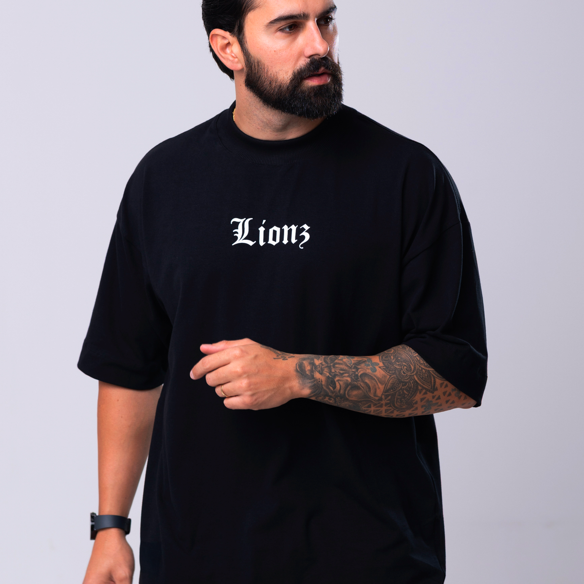 Camiseta Premium Oversized Brotherhood - Preta – Lionz Co. ®