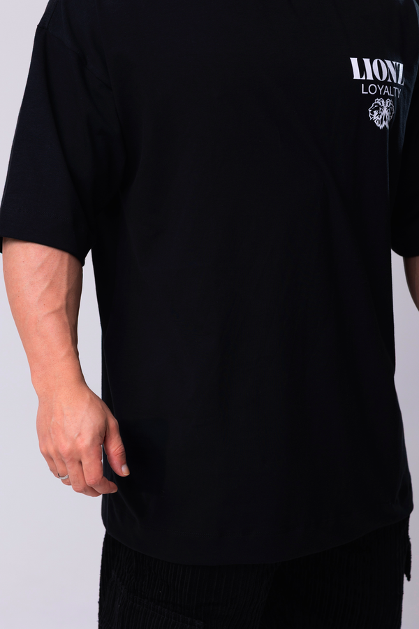 Camiseta Heavy Oversized Rozes - Preta